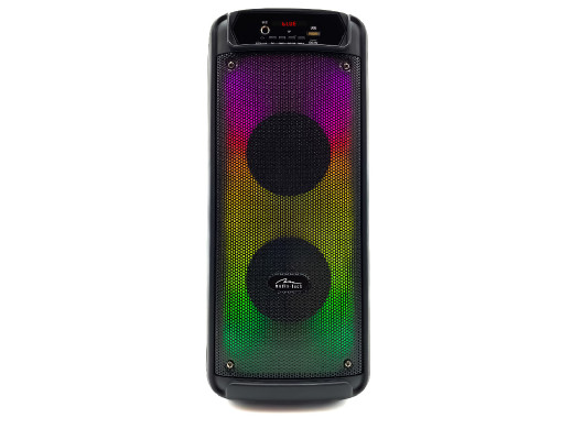 FLAMEBOX UP - Głośnik Bluetooth 5.0 z radiem FM i odtwarzaczem MP3, 600W PMPO, iluminacja typu FLAME
