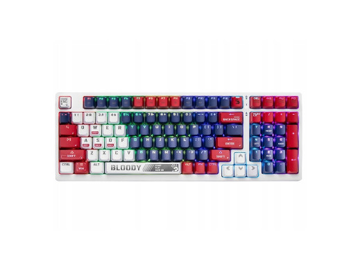 Klawiatura mechaniczna A4TECH BLOODY S98 USB Sports Navy (BLMS Red Plus Switches)