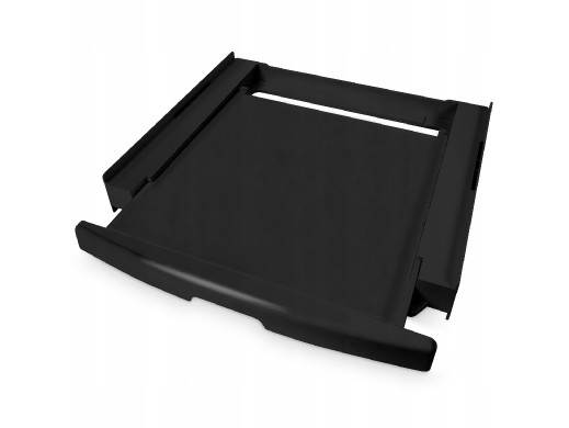 Łącznik pralko-suszarka z szufladą i pasem, czarny