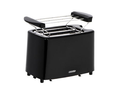 Toster podwójny, czarny opiekacz sandwich 900w