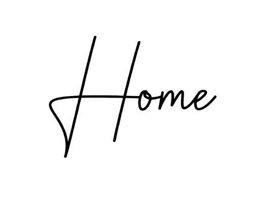 Ażurowy obraz, dekoracja ścienna 3D, Obraz 3D "Home" 67x40cm Czarny
