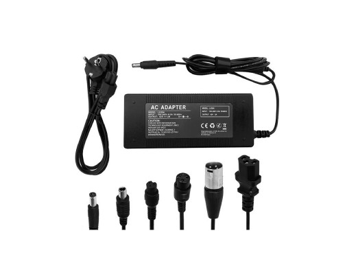 Ładowarka sieciowa uniwersalna 42V 2A + 6 wtyków do hulajnóg i pojazdów elektrycznych LXG94 Lextool