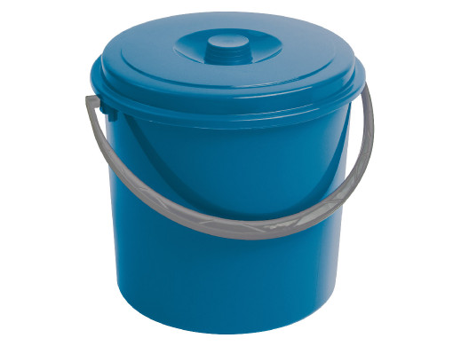 Wiadro Curver, z pokrywą, 16L, niebieskie, 235235