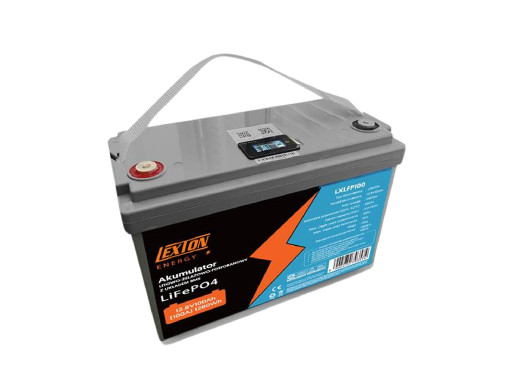 Akumulator Litowo-Żelazowo-Fosforanowy LiFePo4 Lexton, Z układem BMS, 12,8V, 100Ah, LXLFP100