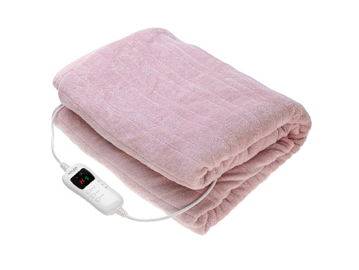 Koc elektryczny - Super Miękki Nakładany z Pilotem LCD   160x180 cm