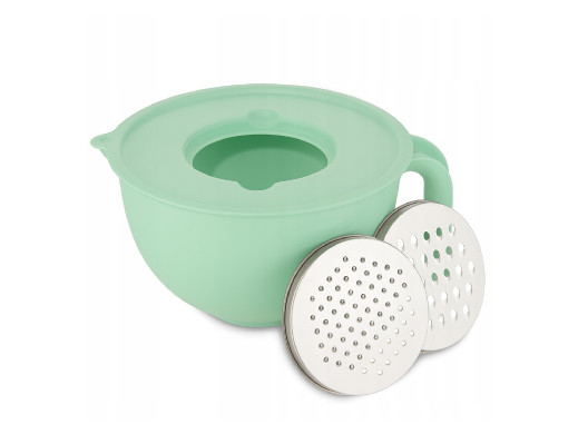 Miska z 2 tarkami, Practic, miętowa