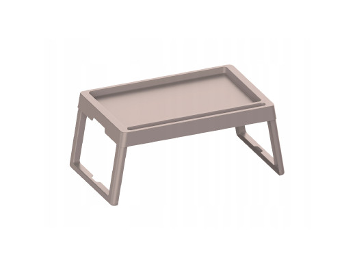 Stolik składany do łóżka, Practic, cappuccino