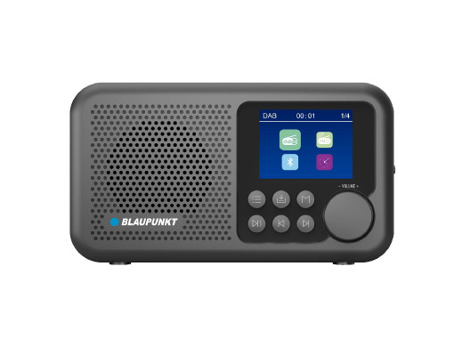 Przenośny radioodtwarzacz Blaupunkt, Cyfrowe radio DAB+ i tuner FM, Bluetooth, Wyjście słuchawkowe, 2,4 calowy kolorowy wyświetl