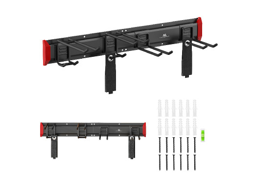Ścienny organizer na narzędzia Maclean, stalowy, max. obciążenie 136kg, szerokość 816mm, MC-178