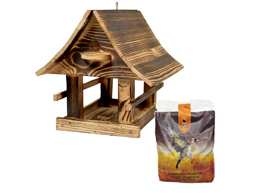 Karmnik góralski, Woodok + ziarno dla ptaków, 1KG
