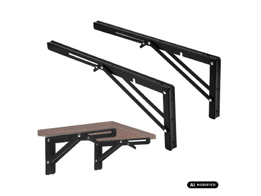 Uchwyt składany półki ściennej Maclean, min 350mm, max 700mm, max 50kg, 2 szt.,MC-196