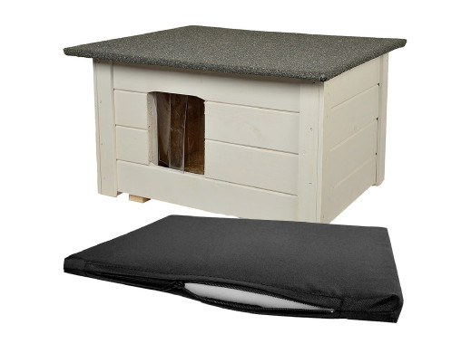 Buda dla psa/kota popiel, Woodok + legowisko