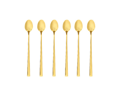 Komplet łyżeczek deserowych 6 sztuk Como złoty AMBITION
