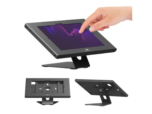 Uchwyt reklamowy do tabletu Maclean, z blokadą. 10.9"-11", iPad Air/ Pro, Samsung Tab A&S Series, 220x323x22mm, MC-957 B