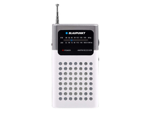 Radio przenośne AM/FM Blaupunkt, Wbudowane gniazdo mini-jack, Wbudowany wzmacniacz, Teleskopowa antena, Lekkie i poręczne, Zasil