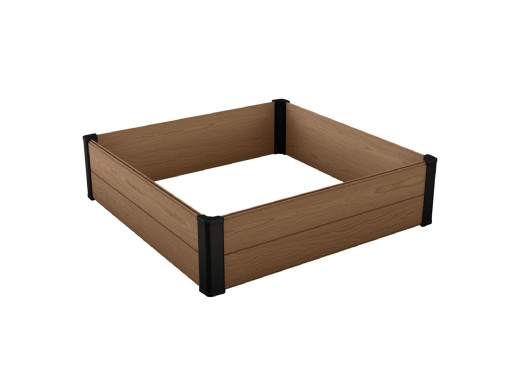 Obrzeże ogrodowe Keter Maple, Tworzywo sztuczne, Kolor brązowy, Wymiary 106x106x32, Odporne na warunki atmosferyczne, 249299