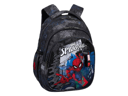 Plecak szkolny Spiderman Coolpack, Rozmiar Jerry (15"), Wyprofilowany tył, 3 pojemne komory, Wzmocniony spód, F029777