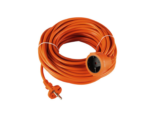 Przedłużacz bez uziemienia 1x gniazdo 50m PR-160 2x1,5mm pomarańczowy Blow 