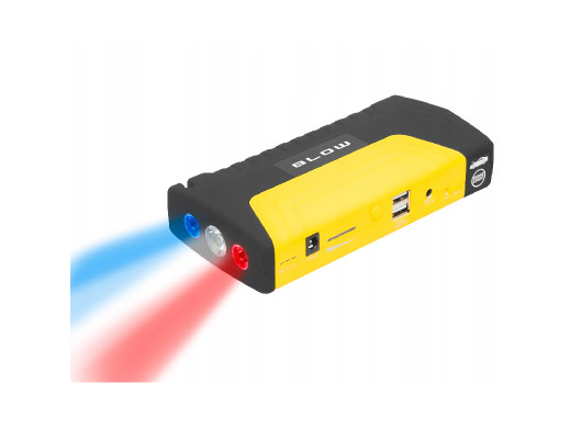 Jump Starter Blow, Funkcja powerbanka, Prąd - rozruchowy 200A szczytowy 400A, Pojemność 12800mAh, 81-201