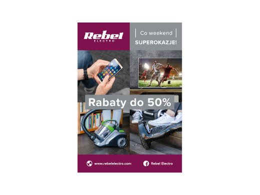 Plakat Rebel Electro - Rabaty do 50%