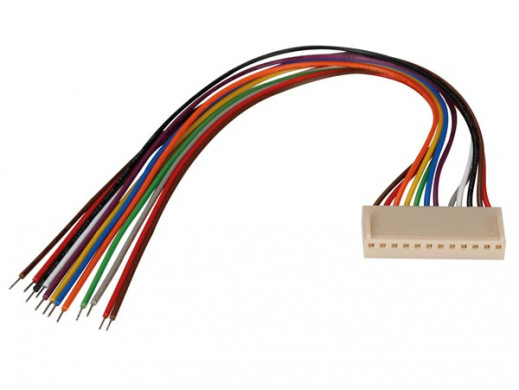 BOARD TO WIRE CONNECTOR - FEMALE - 12 CONTACTS / 20cm