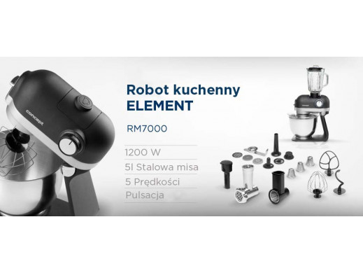 Kuchenny robot planetarny 1200W ELEMENT RM7000