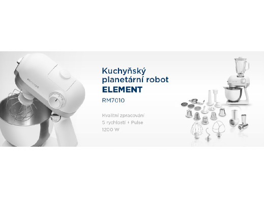 Kuchenny robot planetarny 1200W ELEMENT RM7010