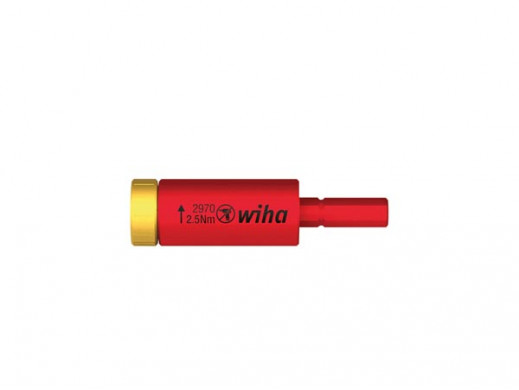 Wiha Adapter dynamometryczny easyTorque electric do bitów slimBit i uchwytu SlimVario®, w opakowaniu blistrowym (41343) 2,5 Nm