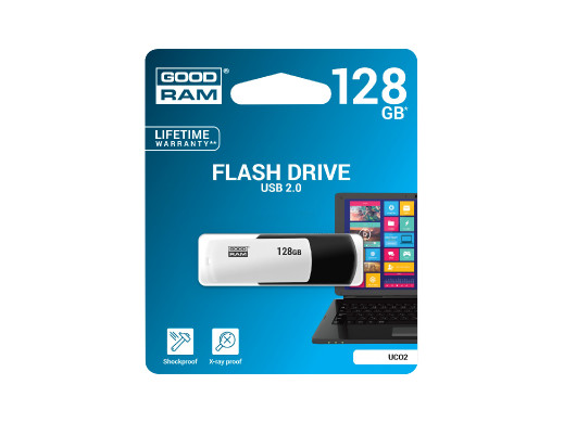 Pendrive Goodram USB 2.0 128GB czarno-biały