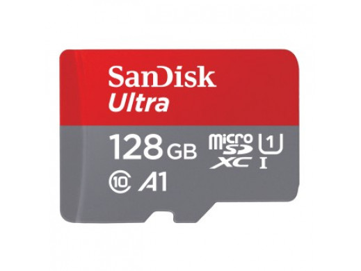 Ultra microSDXC 128GB + SD Adapter 140MB/s A1 Class 10 UHS-I