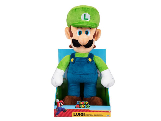 Super Mario Nintendo Jumbo Luigi, Plusz, 50 cm