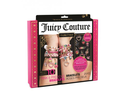 Make it real - Zestaw do tworzenia bransoletek - Juicy Couture Pink and Precious