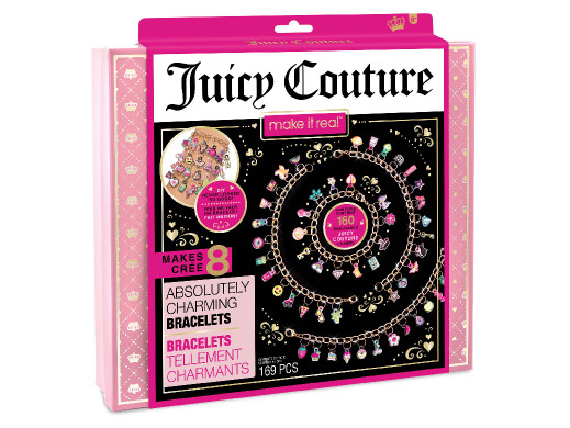 MAKE IT REAL Zestaw do tworzenia bransoletek Juicy Couture Absolutely Charming, zabawka kreatywna