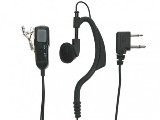 MIDLAND® - MA21-L TIE MICROPHONE WITH PTT