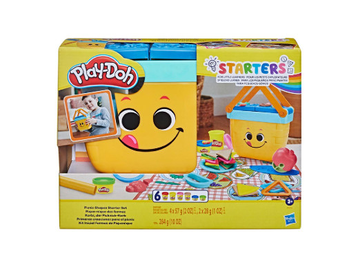 PLAY-DOH Starters Piknik i Nauka Kształtów, zabawka kreatywna