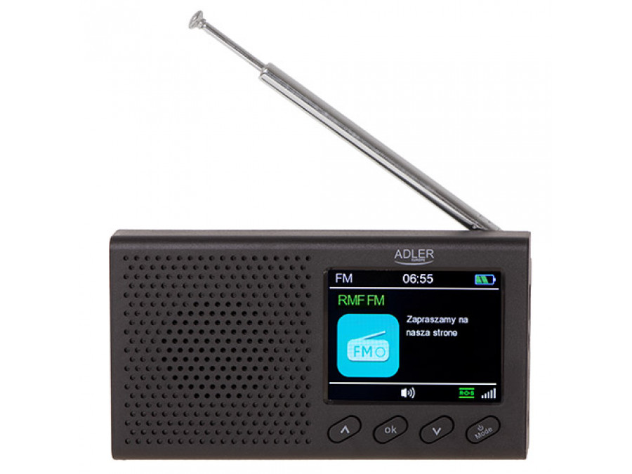 Radio Przenośne - LCD - FM - Bluetooth - Zegar