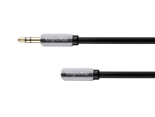 Kabel wtyk - gniazdo  jack 3.5  stereo 3.0m Kruger&amp;Matz